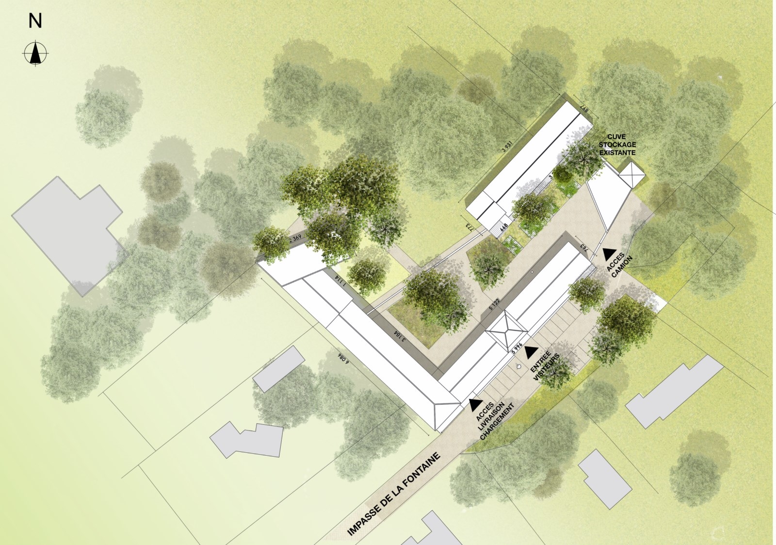 réaliser projet de construction de chai région de saint Emilion et dans le médoc