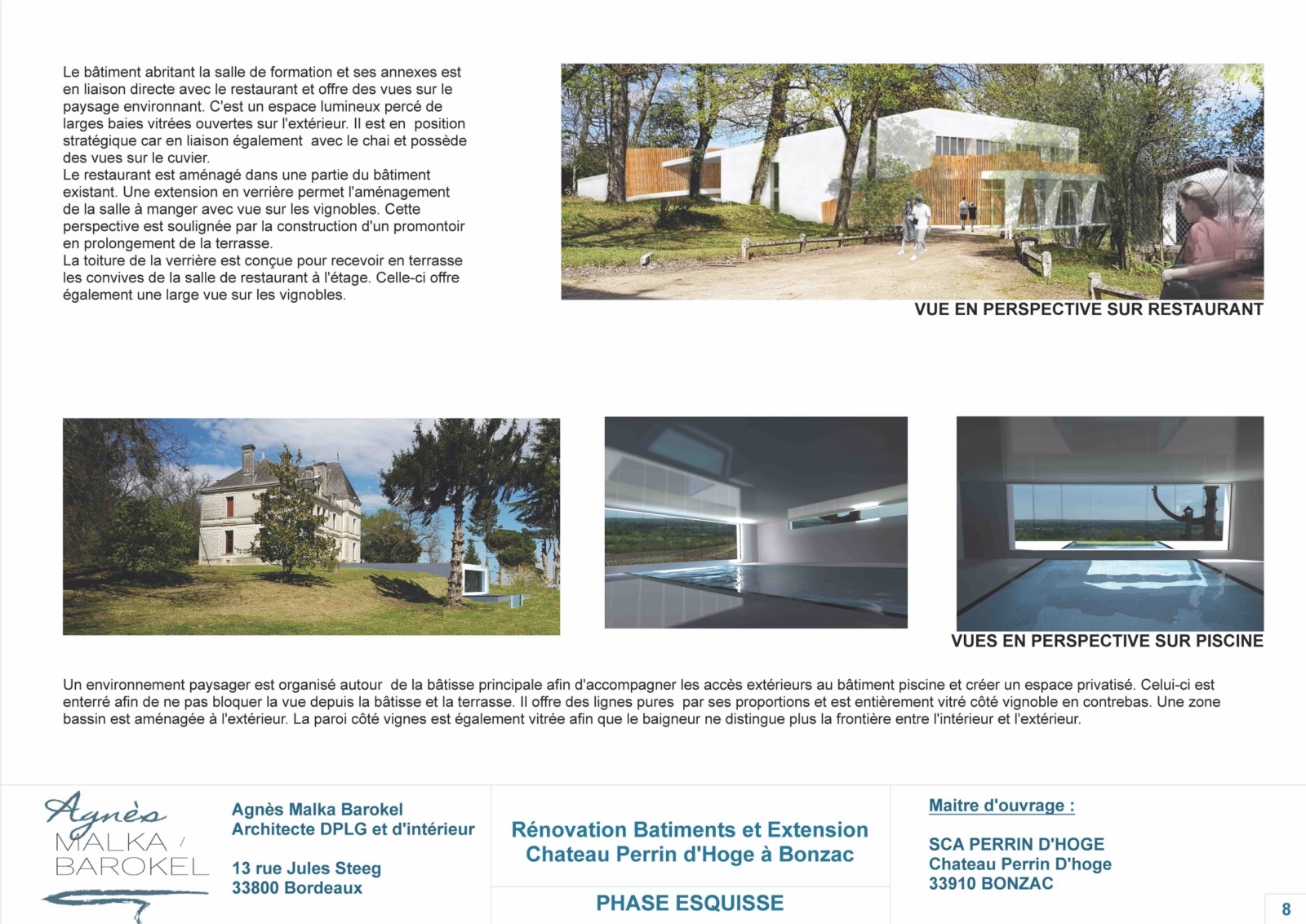 architecte bordeaux: construction d'un chai en gironde