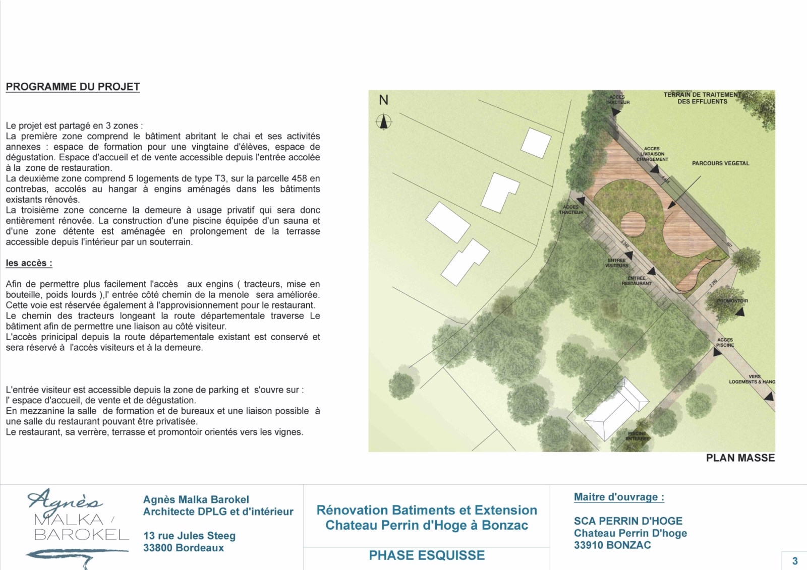 architecte bordeaux: construction d'un chai en gironde