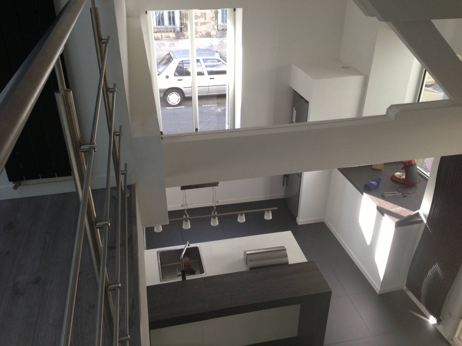 rénovation et surélévation  d'une échoppe à bordeaux