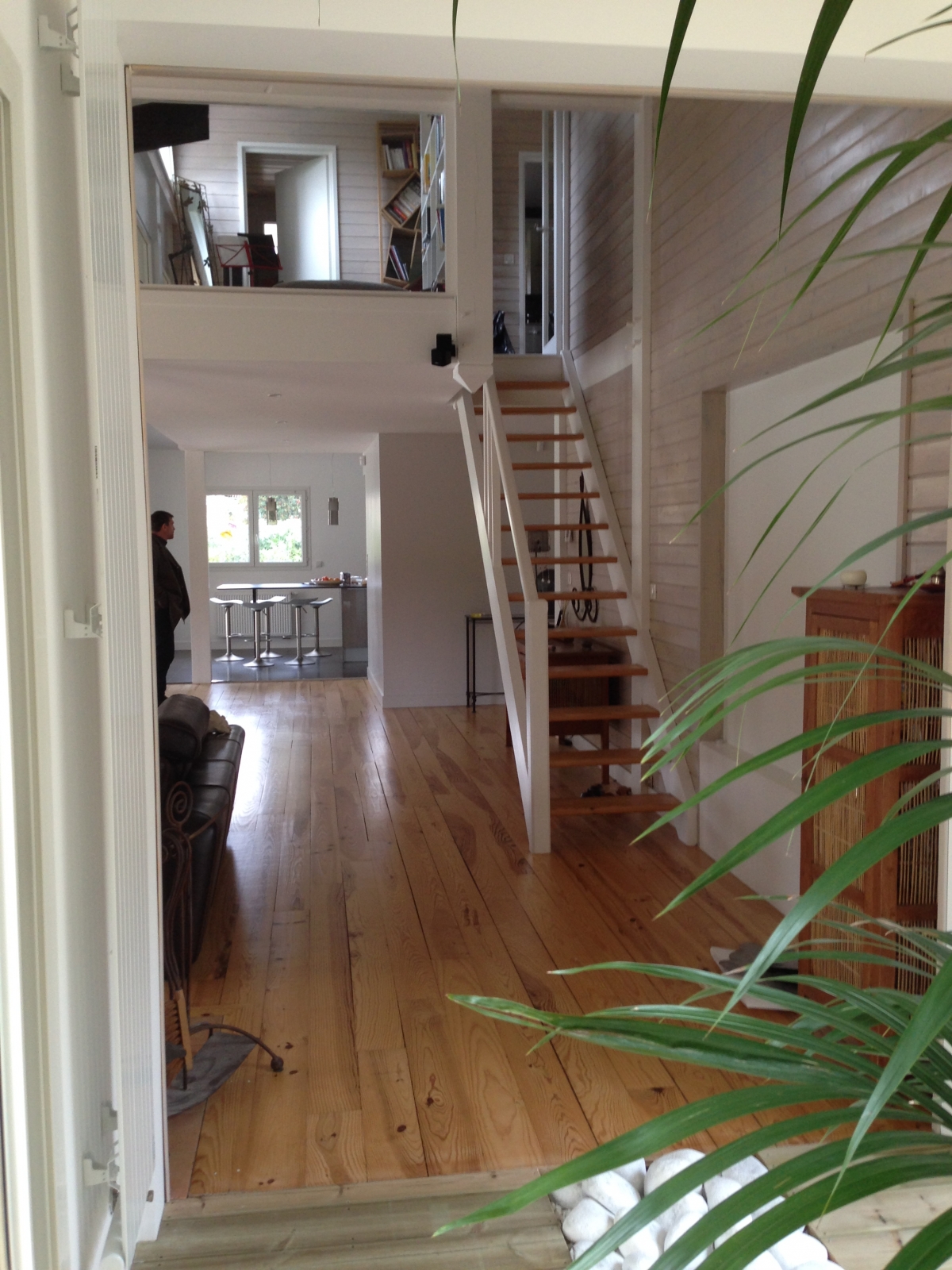 Construction maison ossature bois avec piscine  à Cestas proche de Bordeaux