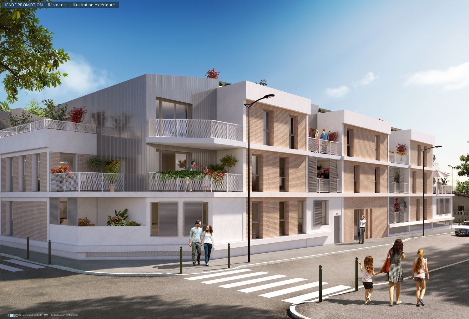 construction d'un logement collectif neuf à Bègles proche de Bordeaux 