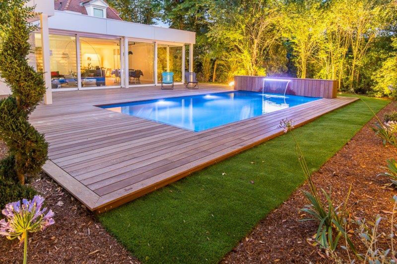 Extension et rénovation habitation prestigieuse avec piscine à Bordeaux Caudéran 