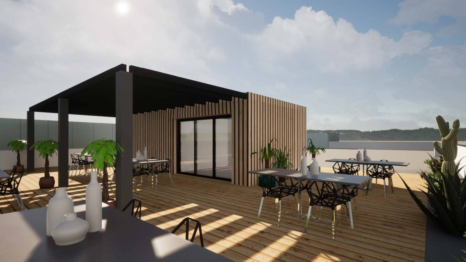 Architecte à Mérignac pour construction immeubles de bureaux et bâtiments tertiaires innovants avec Roof top en Gironde 