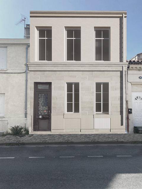 réhabilitation maison ancienne de type échoppe ou maison de ville : Architecte d'intérieur pour prestation haut de gamme Bordeaux quartier Nansouty.