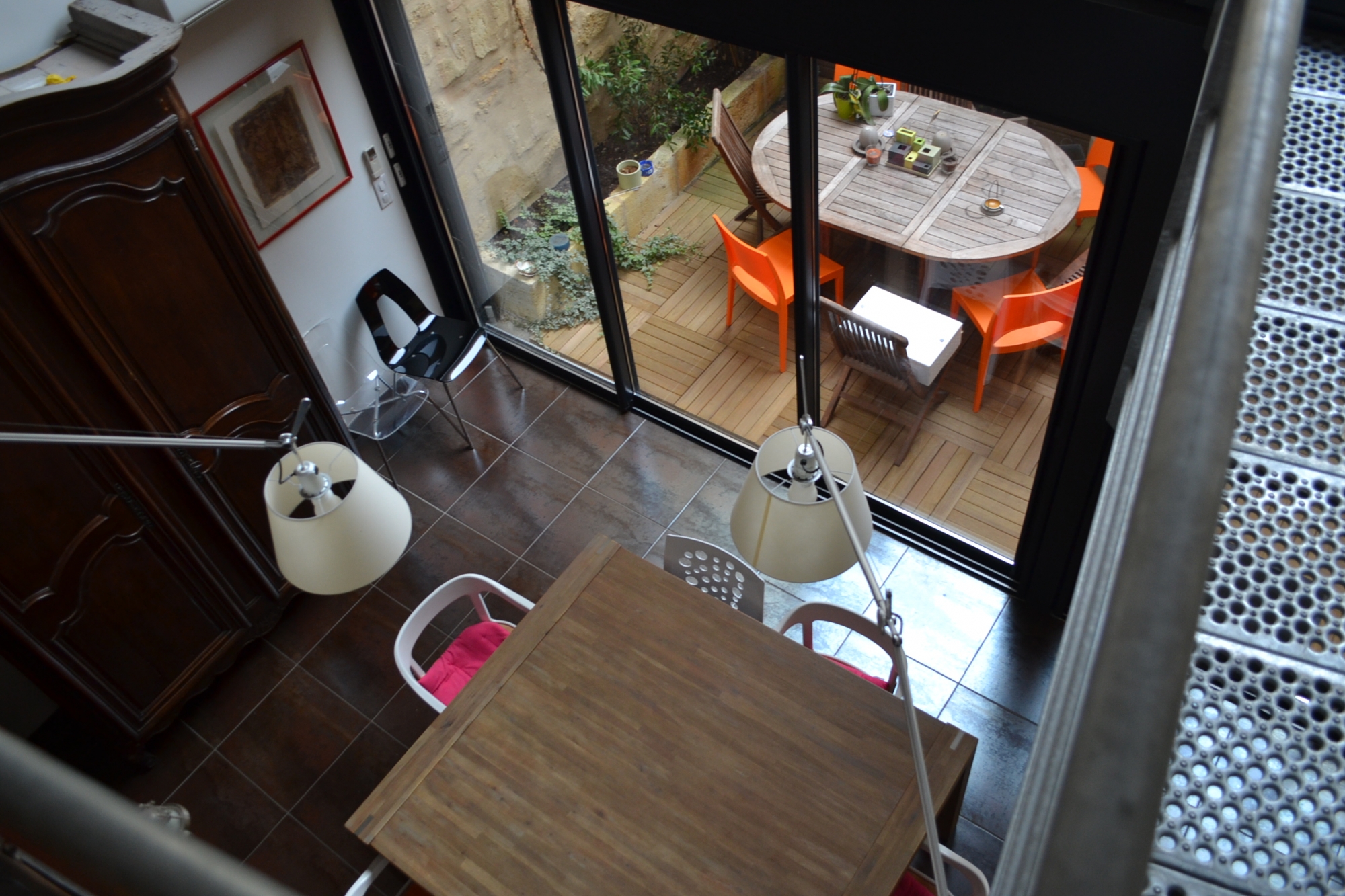 architecte d'intérieur pour rénovation et aménagement d'une entrée d'un loft à Bordeaux centre, en Nouvelle Aquitaine 