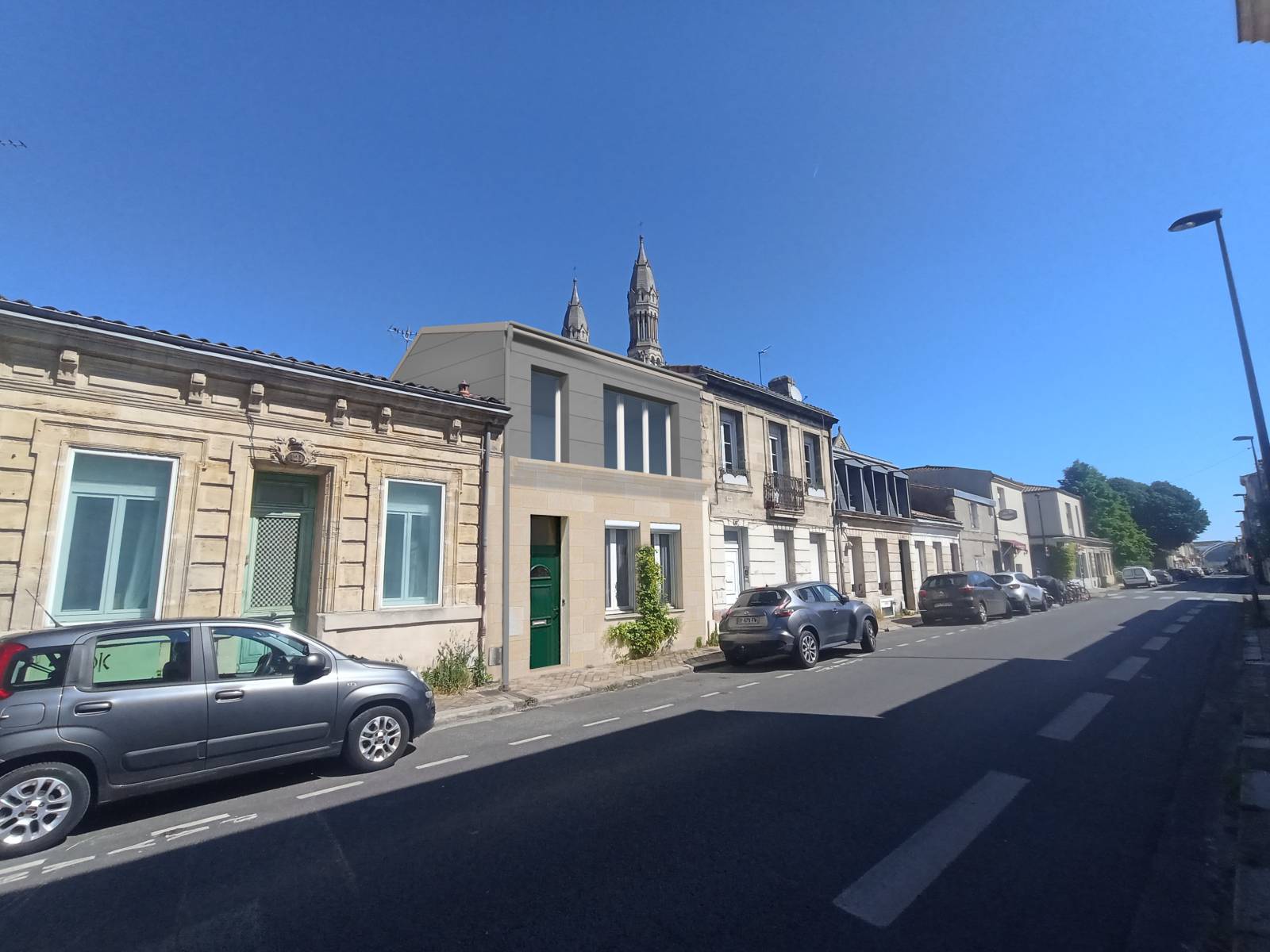 réhabilitation maison ancienne de type échoppe ou maison de ville : Architecte d'intérieur pour prestation haut de gamme Bordeaux quartier Nansouty.