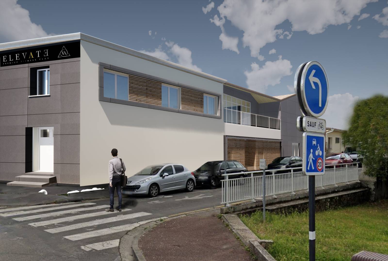 Architecte pour construction et extemsion d'une salle de sport à Talence proche de pessac et bordeaux en gironde 