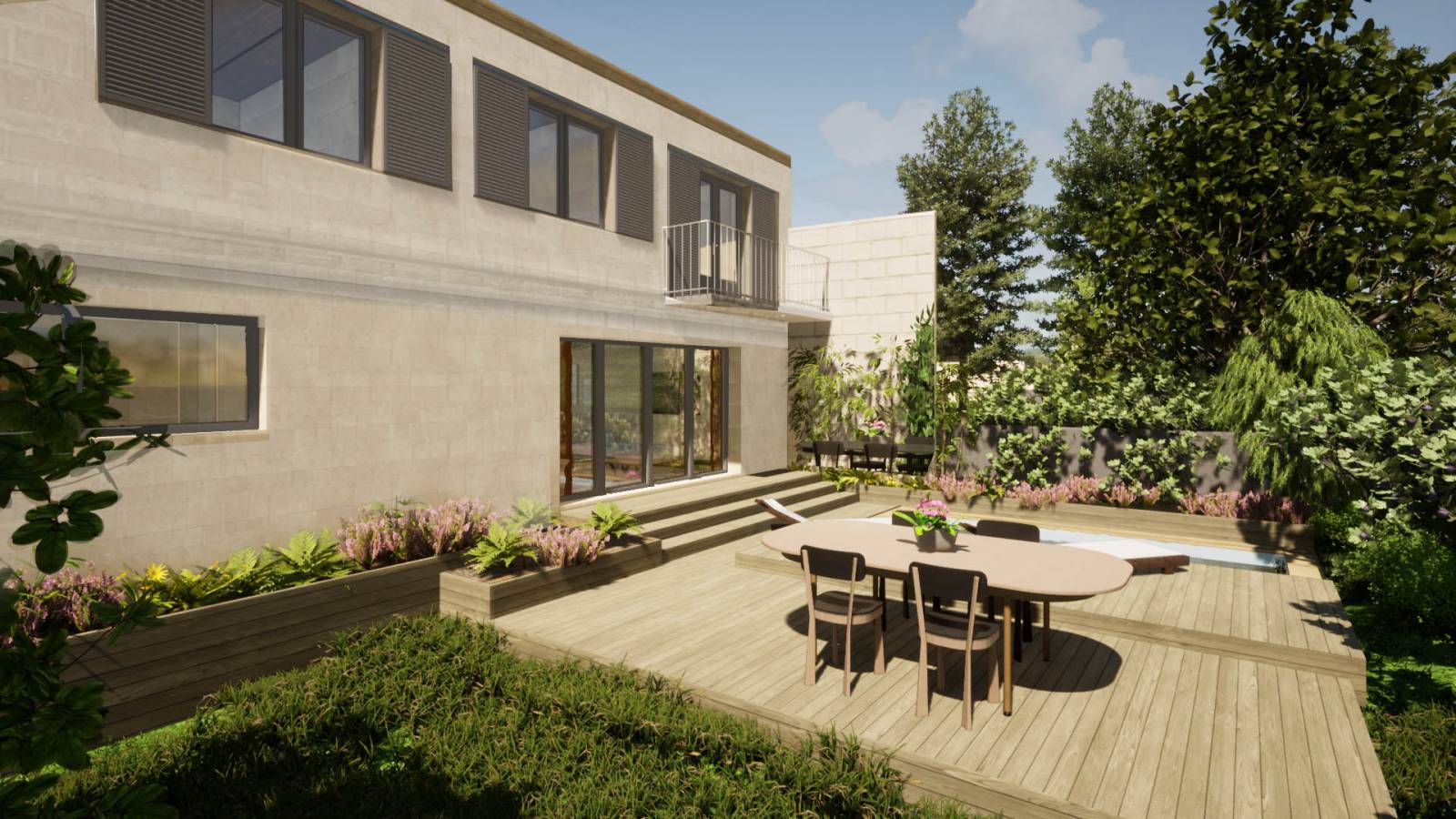 Construction d'une surélévation et aménagement d'un échoppe au Bouscat par un Cabinet d'Architecture 