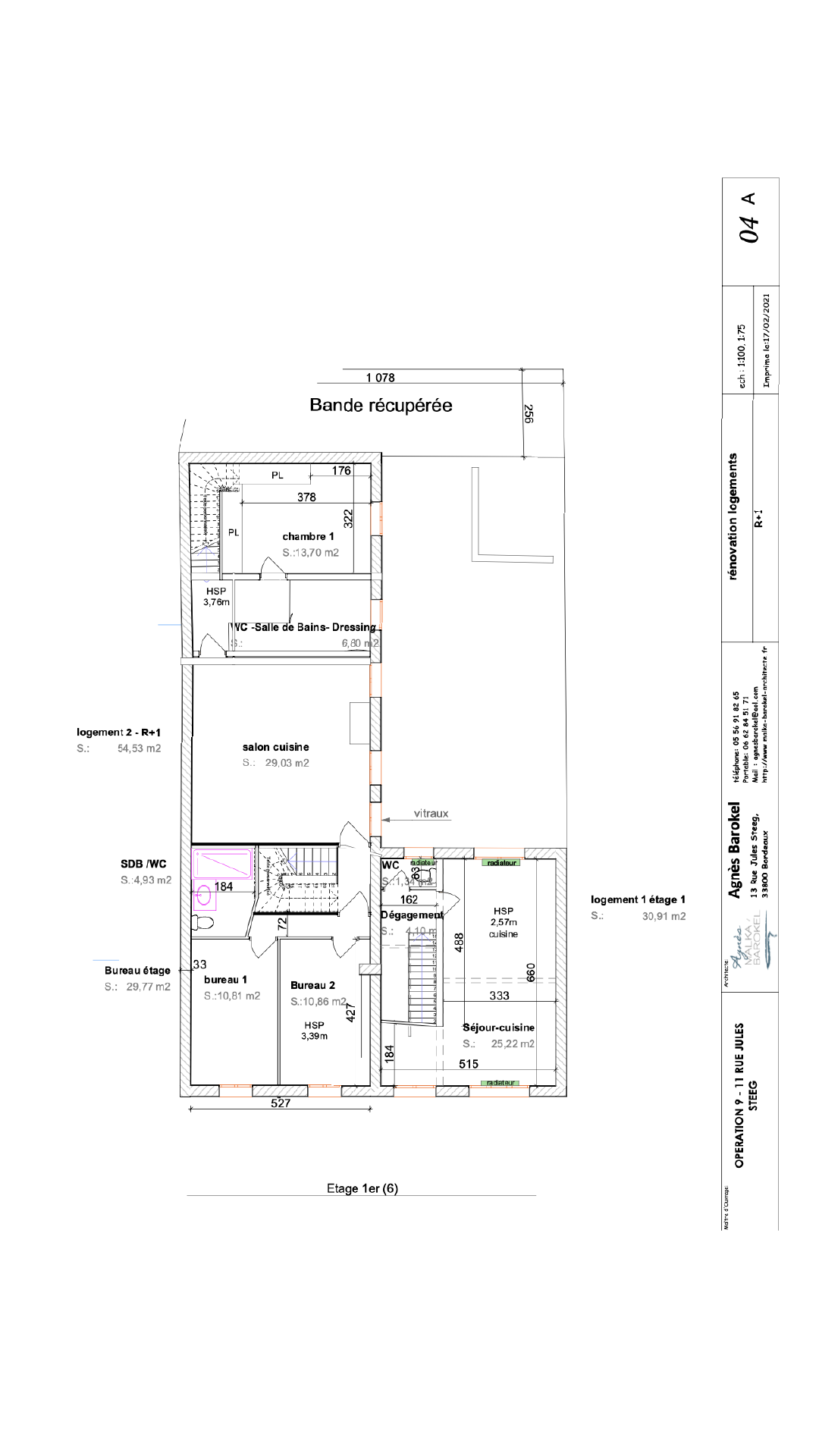 Étude de faisabilité par un architecte DPLG à Bordeaux