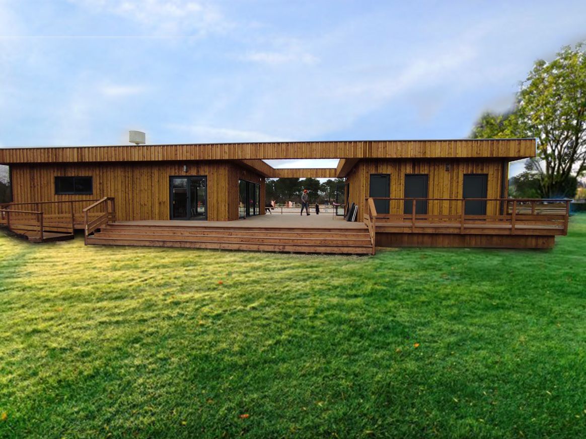 Faire appel à un architecte à Bordeaux pour construction d'un club house en ossature bois 