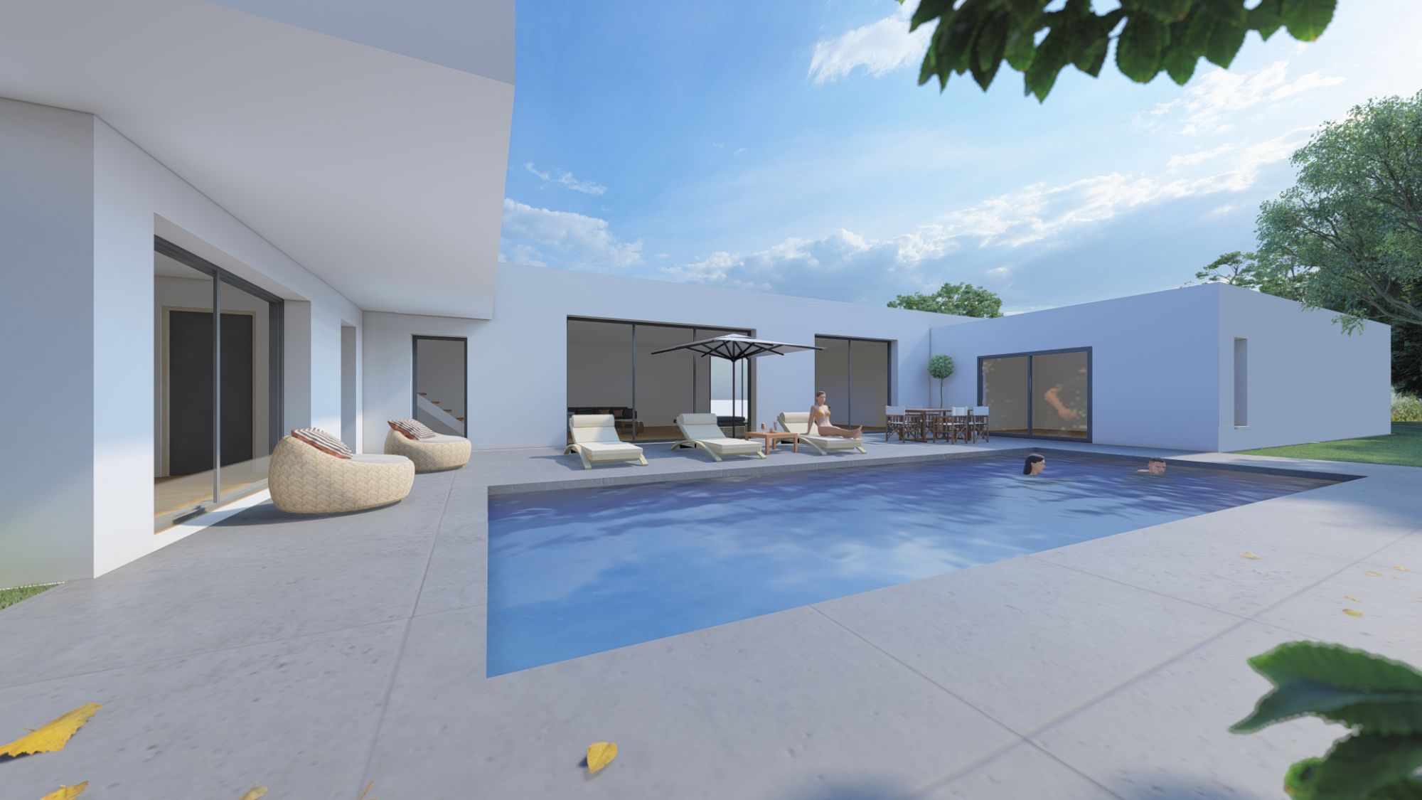 Extension maison luxe à Bouliac et proche de Bordeaux