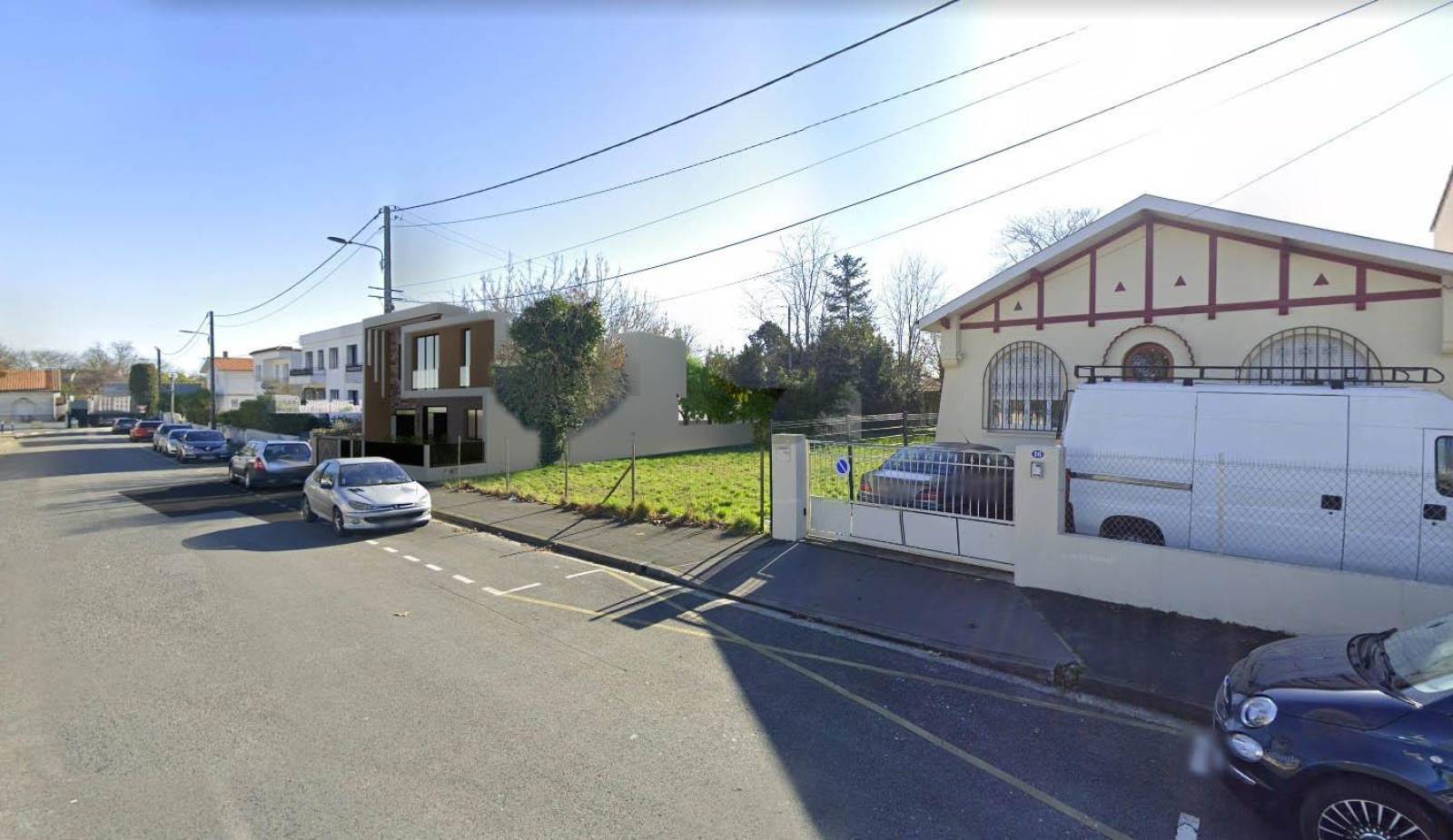 Projet construction neuve contemporaine à Bordeaux Caudéran par un architecte