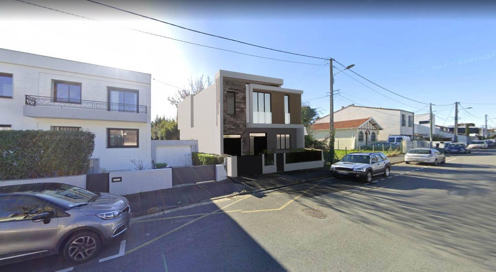 Projet construction neuve contemporaine à Bordeaux Caudéran par un architecte