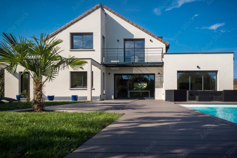 construction maison contemporraine avec architecte sur le Bassin d'Arcachon proche de Bordeaux