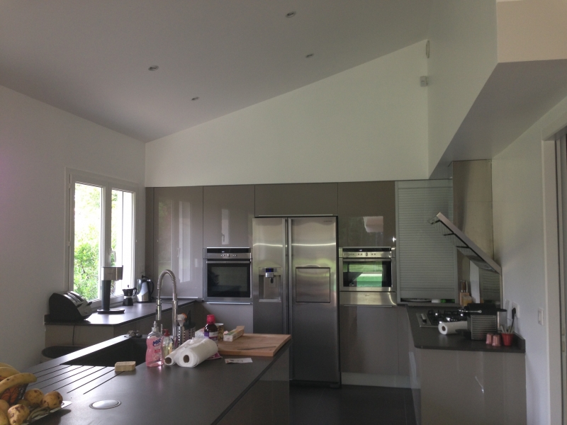 Construction maison ossature bois avec piscine  à Cestas proche de Bordeaux