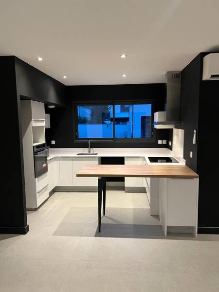 Construction de bâtiments neufs de type maisons accolées par un architecte à Villenave proche de Bordeaux en Gironde.