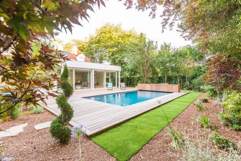 Extension et Rénovaion habitation prestigieuse avec piscine par un architecte DPLG à Caudéran proche de Bordeaux  