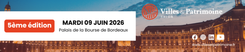 participation au Salon Ville & Patrimoine du 9 juin.