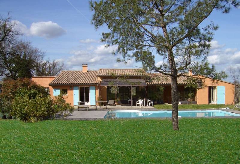 Architecte pour projet de construction maison contemporaine avec piscine 