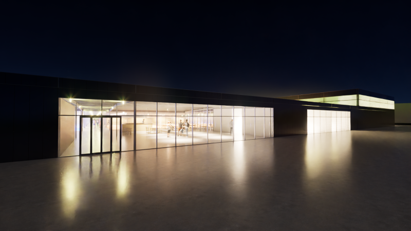 Construction d'une salle de sport avec terrain de Padel par un architecte DPLG  située à Talence et à Pessac  proche de Bordeaux, en Gironde