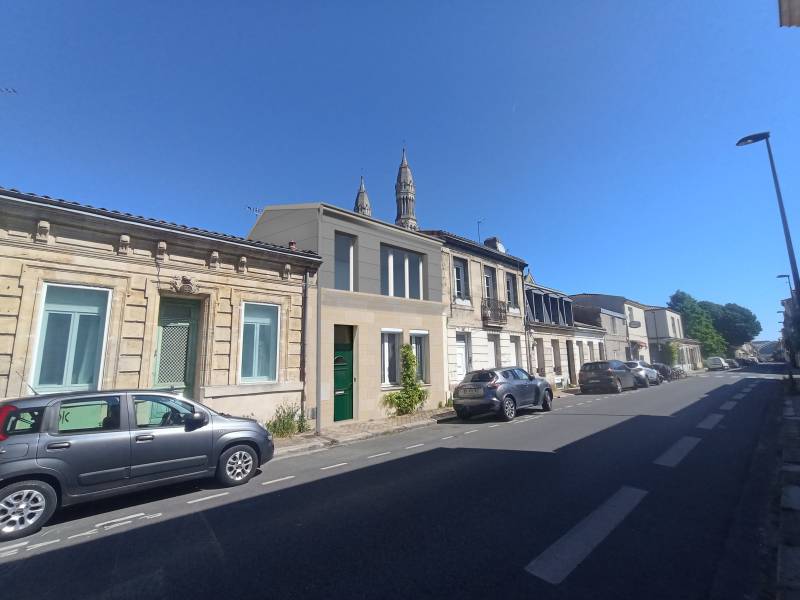 réhabilitation maison ancienne de type échoppe ou maison de ville : Architecte d'intérieur pour prestation haut de gamme Bordeaux quartier Nansouty.