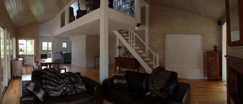 Construction maison ossature bois avec piscine  à Cestas proche de Bordeaux