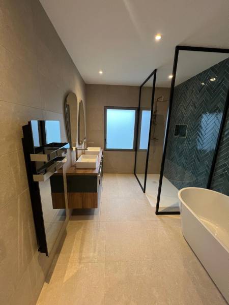 construction de deux maisons accolées à Mérignac proche de Bordeaux