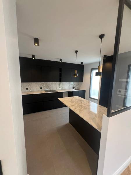 construction de deux maisons accolées à Mérignac proche de Bordeaux