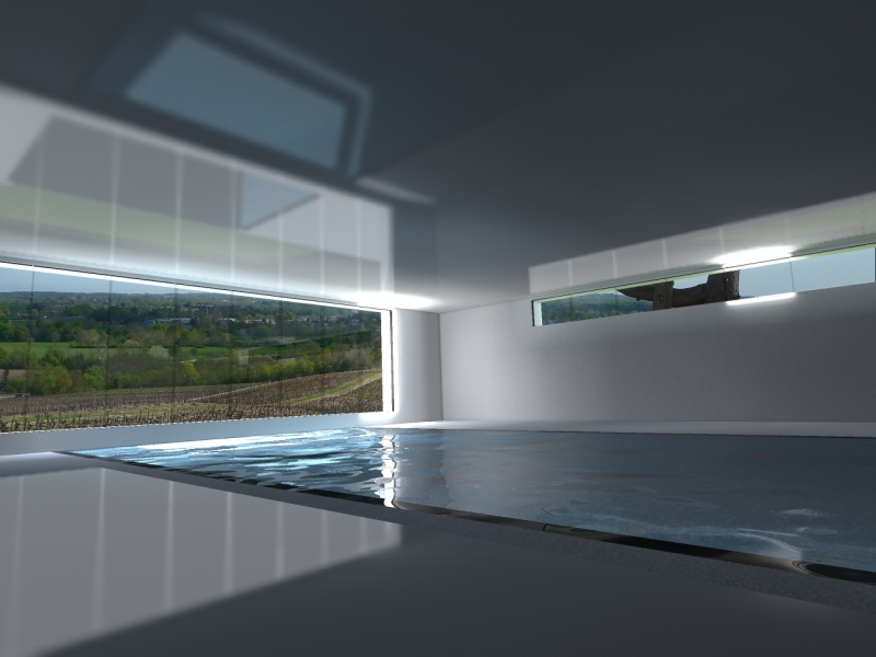 architecte pour construction maison avec piscine intérieure à Pessac proche de Bordeaux