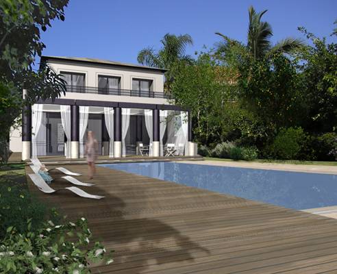 Architecte pour projet de rénovation d'une maison avec extension et piscine en Gironde