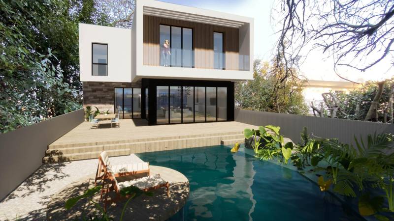 Projet construction neuve contemporaine à Bordeaux Caudéran par un architecte