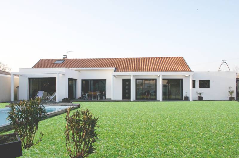 construction maison contemporraine sur le Bassin d'Arcachon proche de Bordeaux