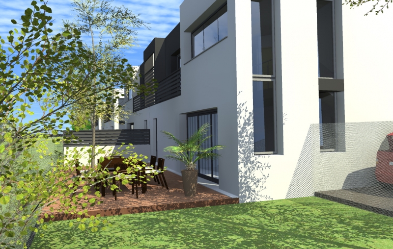 Architecte pour construction de maisons accolées en gironde proche de Bordeaux