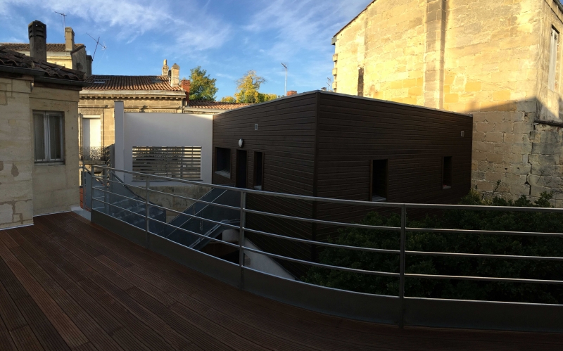 architecte rénovation, extension et  surélévation à Bordeaux quartier Saint Genès