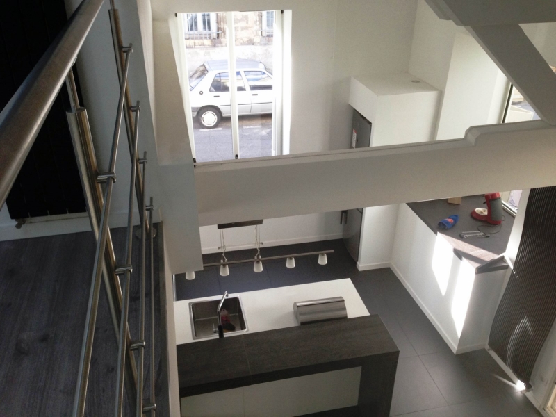 rénovation et aménagement des combles échoppe à bordeaux en Gironde 